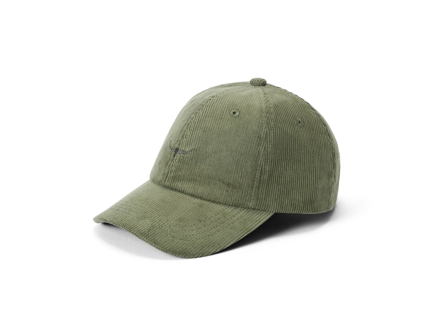 RM Williams W25 Mini Longhorn Cord Cap - Moss