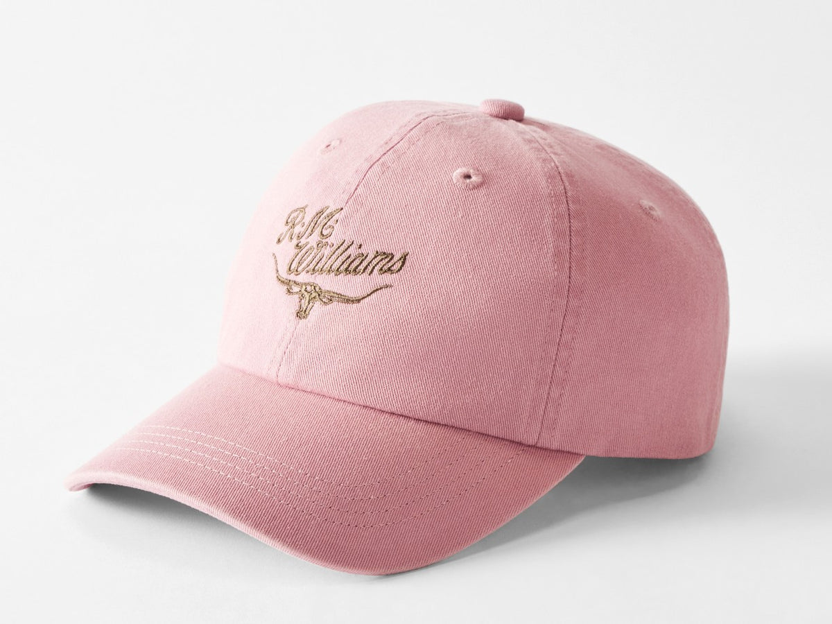 RM Williams S27 Script Longhorn Cap