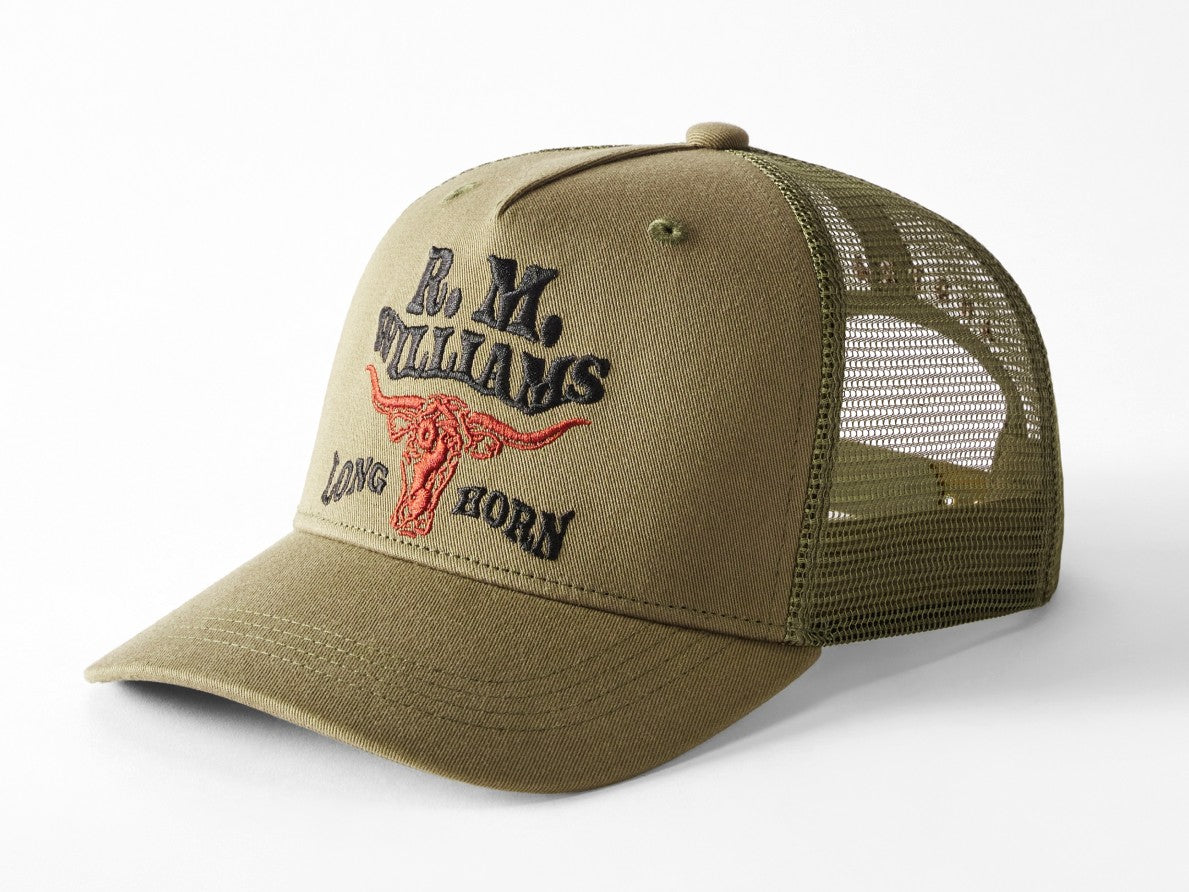 RM Williams S27 Longhorn Trucker Cap