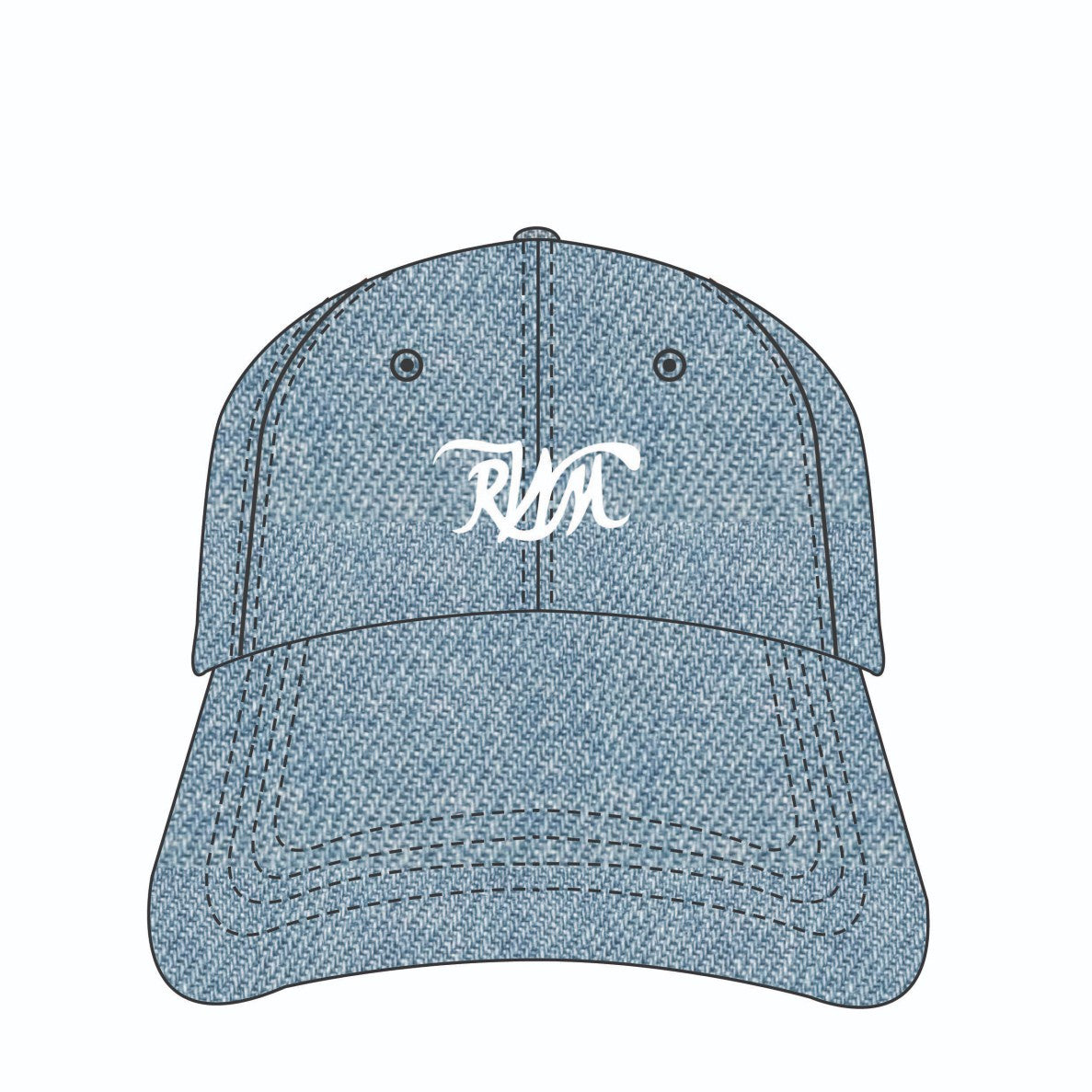 RM Williams S26 Cursive Twill Cap - Dark Indigo