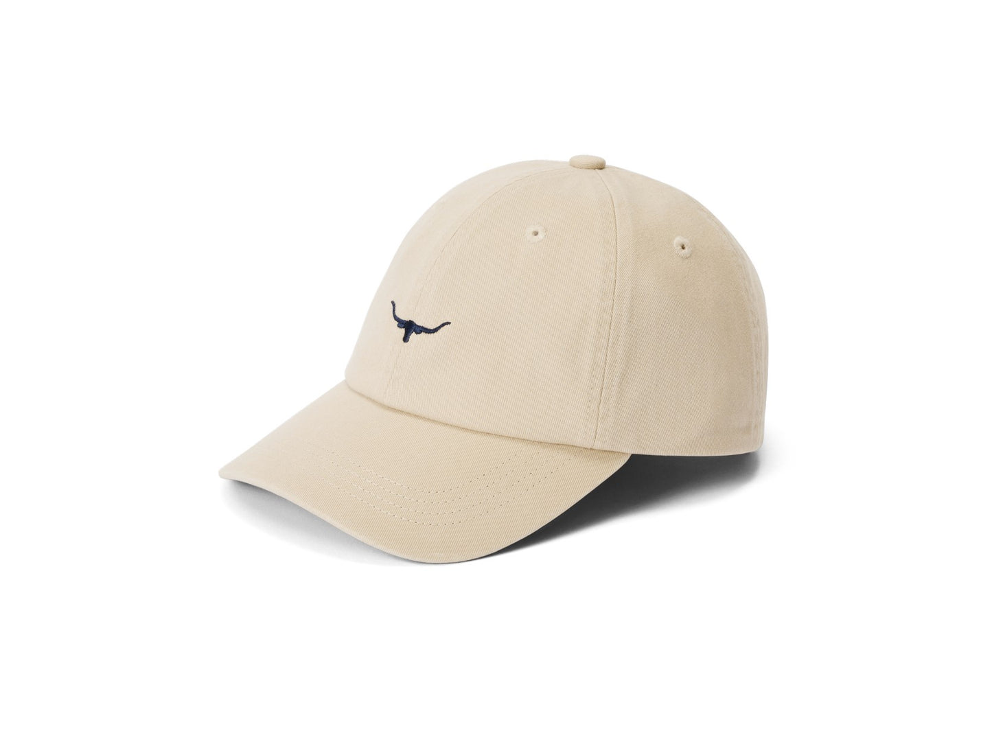 RM Williams W25 Mini Longhorn Twill Cap - Ecru