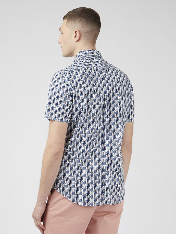 Ben Sherman Retro Print SS Shirt