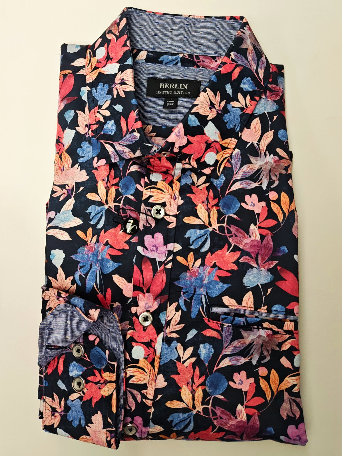 Berlin S25 L474 Bright Floral Shirt