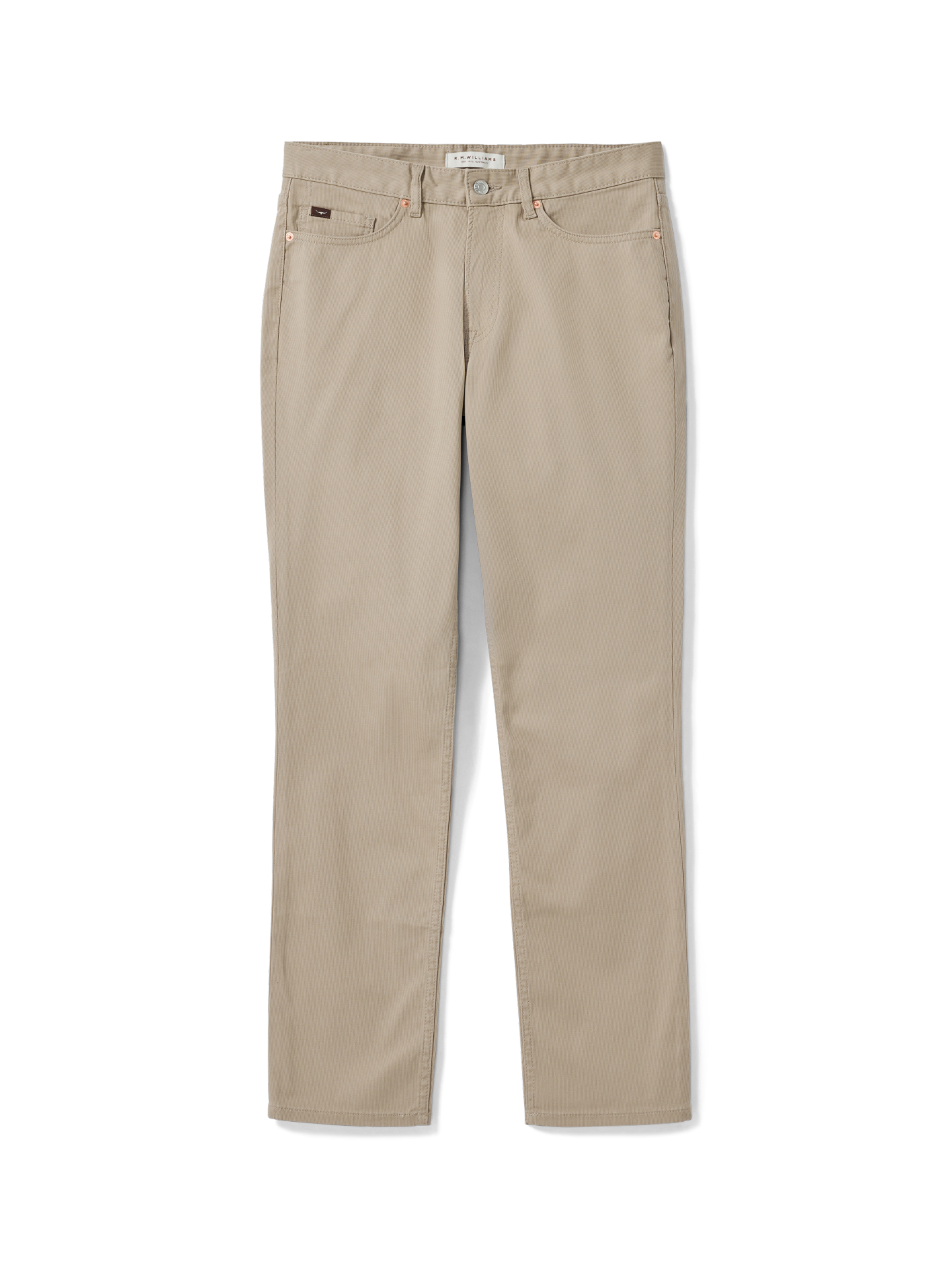 RM Williams W25 Loxton Stretch Twill Jeans - Stone