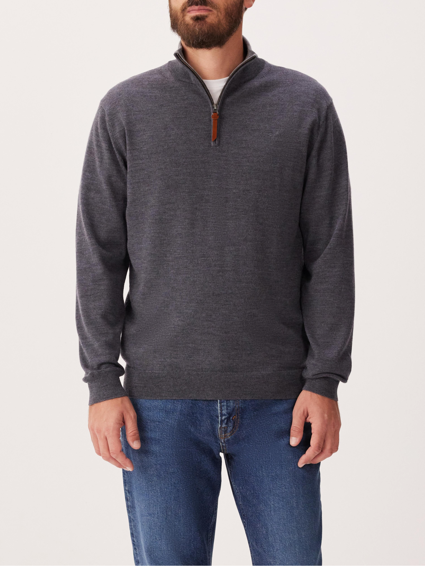 RM Williams W25 Ernest Sweater - Sea Mist