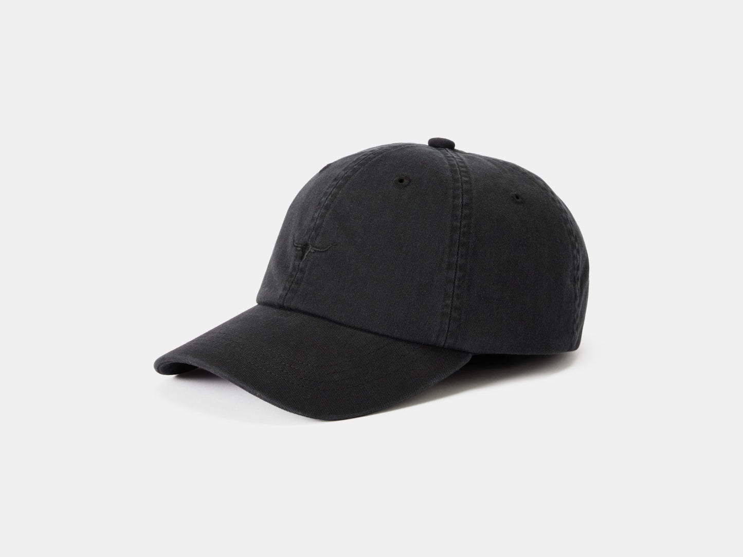 RM Williams W25 Mini Longhorn Twill Cap - Pewter