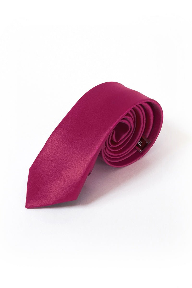 38 Magenta Satin Tie - Thomson's Suits Ltd - 26302