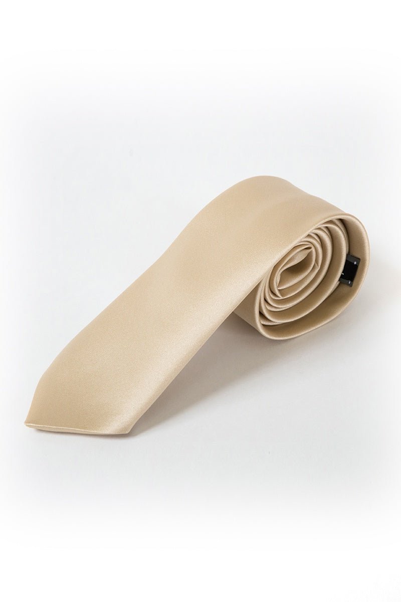 47 Nude Satin Tie - Thomson's Suits Ltd - 26311