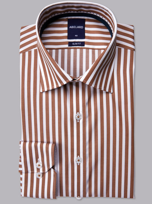 Abelard Fiorenze Stripe Slim Shirt