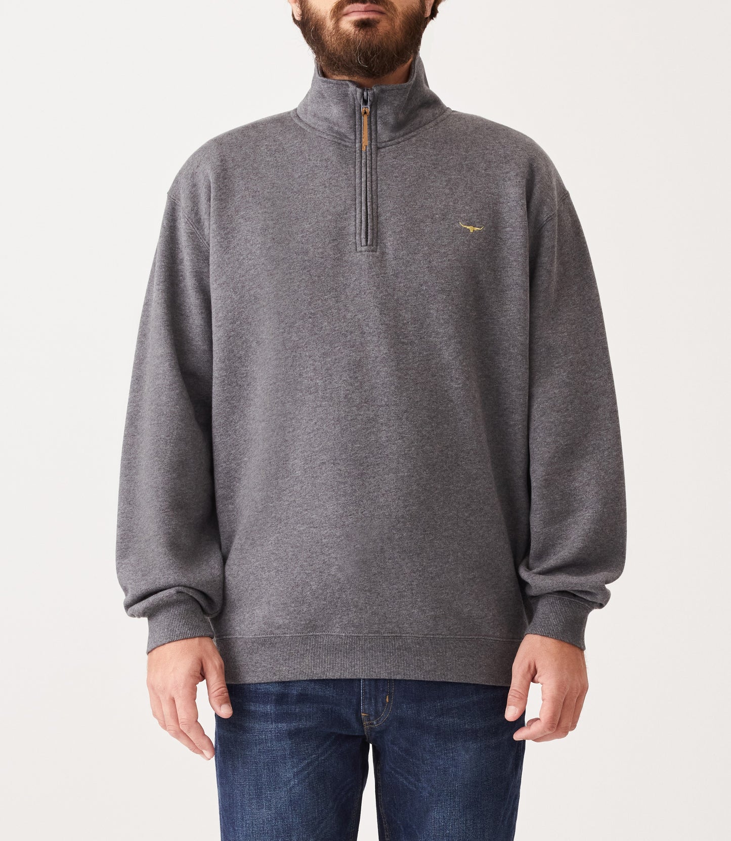 RM Williams W24 Mulyungarie Fleece - Charcoal