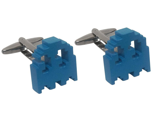 gDesign Inky Pac Man Cufflinks - Turquoise