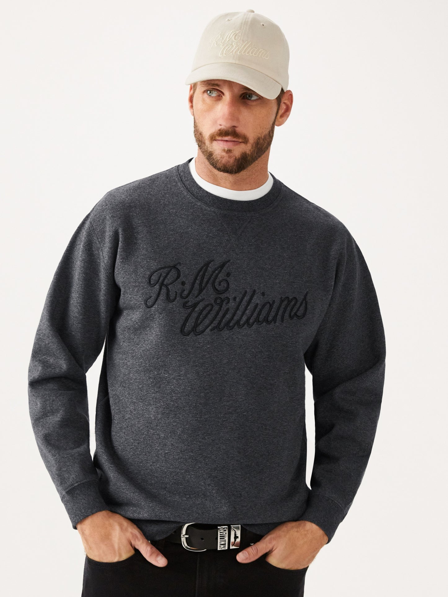 RM Williams W23 Script Crew Neck Sweater
