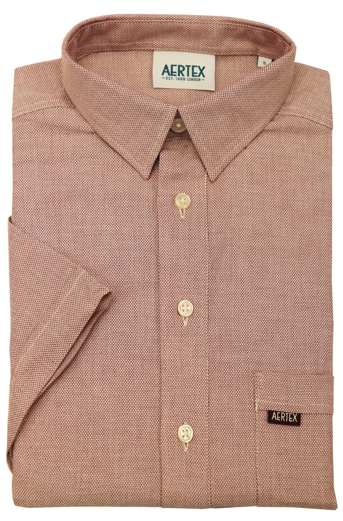 Aertex 88405 Taunton Polo - Thomson's Suits Ltd - Wine - S - 3521