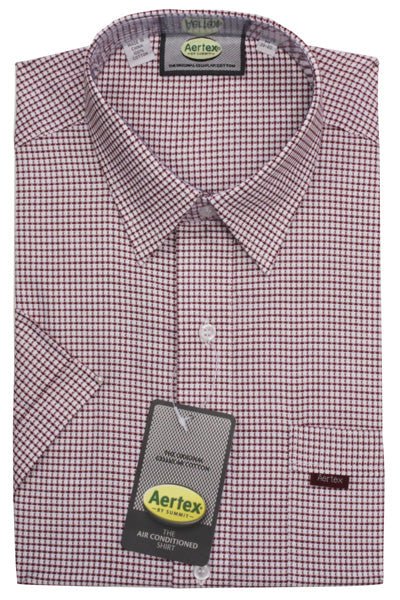 Aertex 88995 Taunton Polo - Thomson's Suits Ltd - Wine - S - 3569