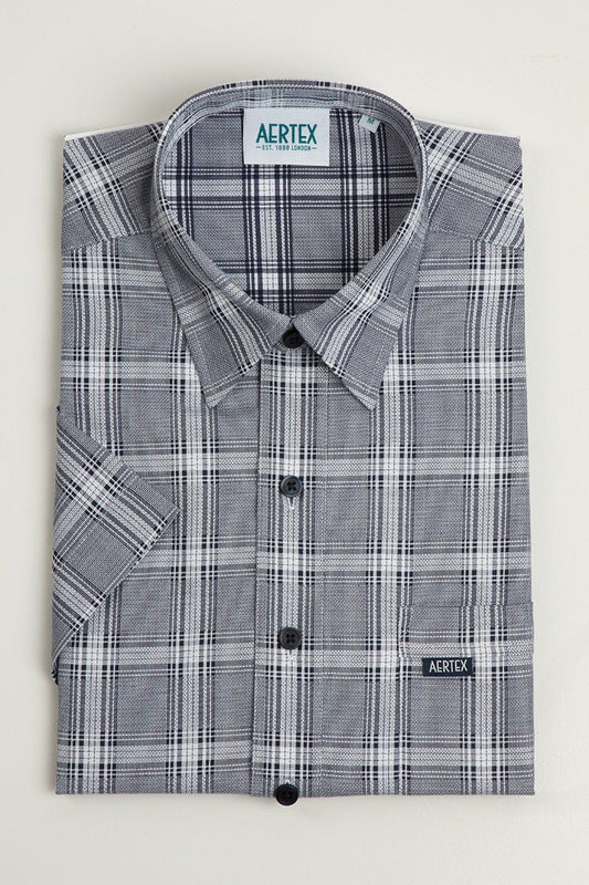 Aertex FYI168 Glastonbury Shirt - Thomson's Suits Ltd - Navy - S - 41012