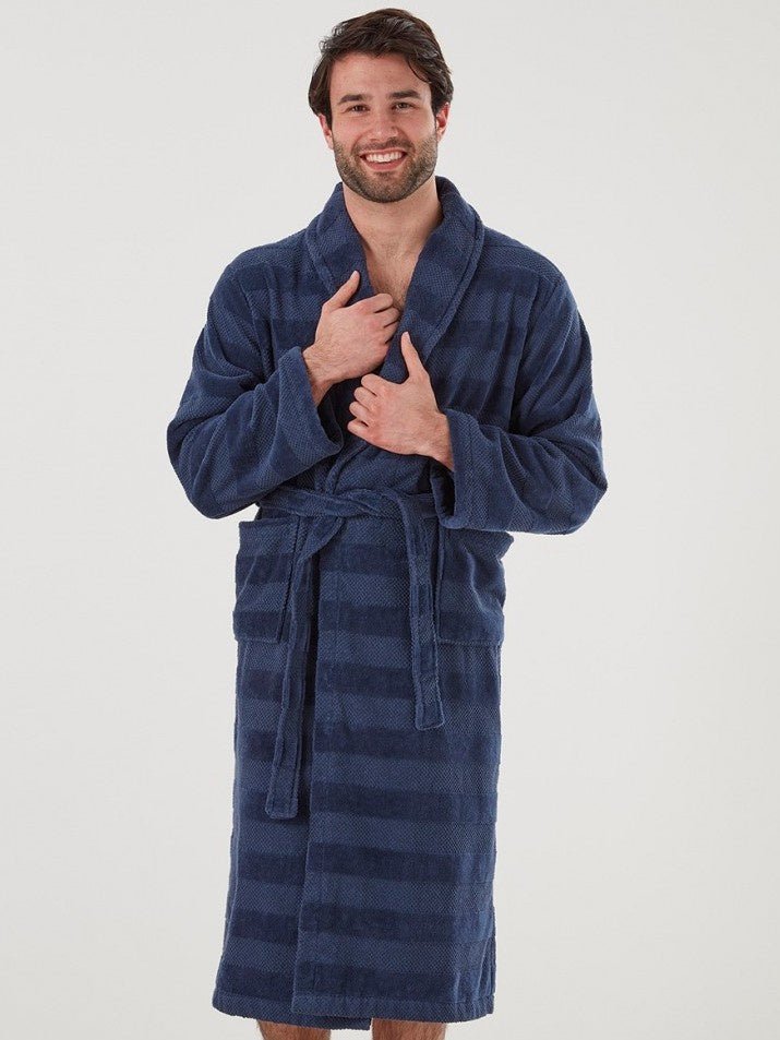 Baksana Aiden Robe - Thomson's Suits Ltd - Navy - S-M - 46138