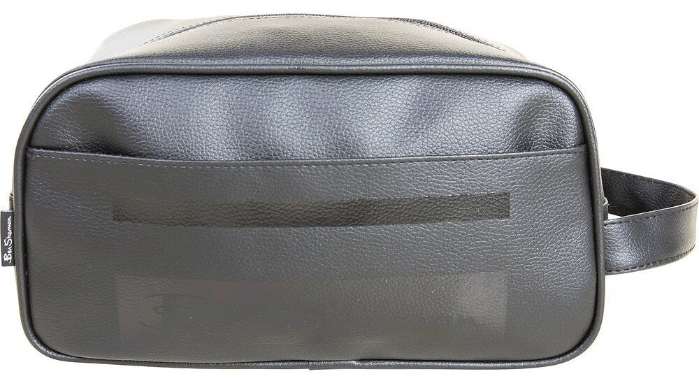 Ben Sherman Stripe Mod Washbag - Thomson's Suits Ltd - Black - - 60311