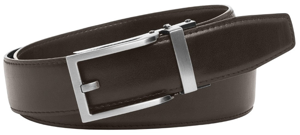 Buckle Hamilton Auto Belt - Thomson's Suits Ltd - Brown - 82 (32) - 59515