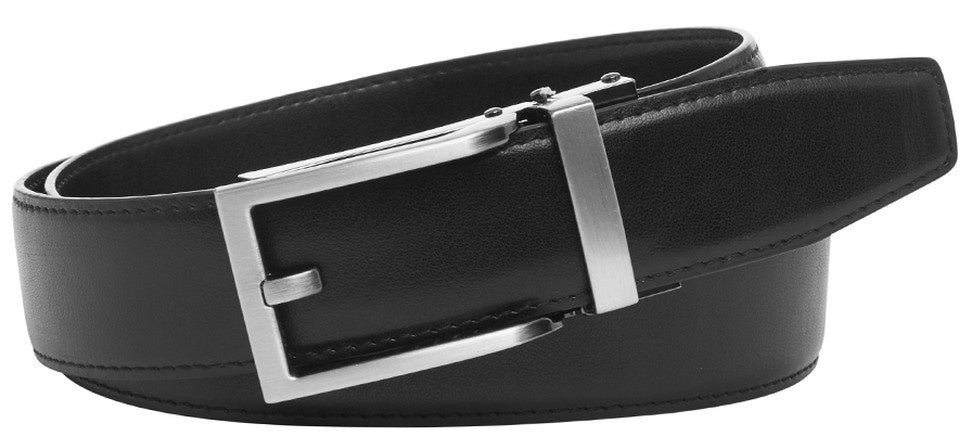 Buckle Hamilton Auto Belt - Thomson's Suits Ltd - Black - 82 (32) - 59514