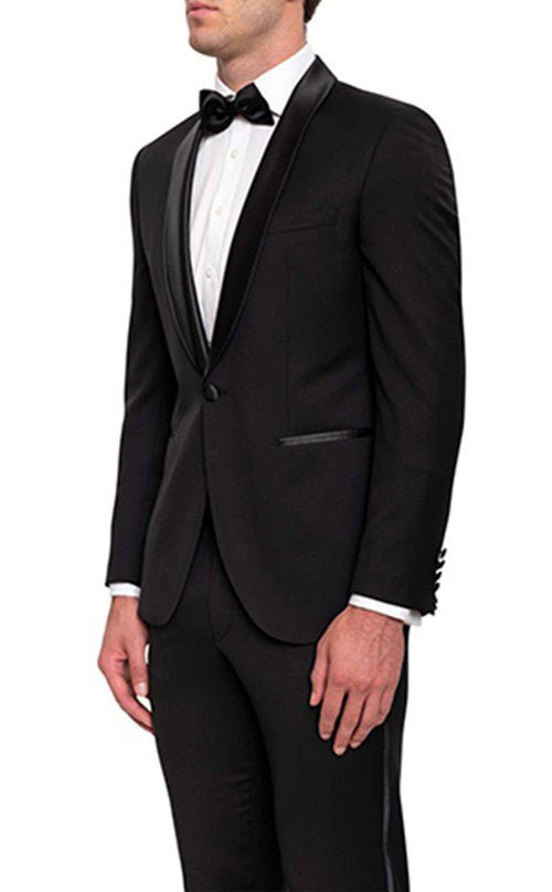 Cambridge F487 Sinatra Dinner Suit - Thomson's Suits Ltd - Black - 96S - 25599