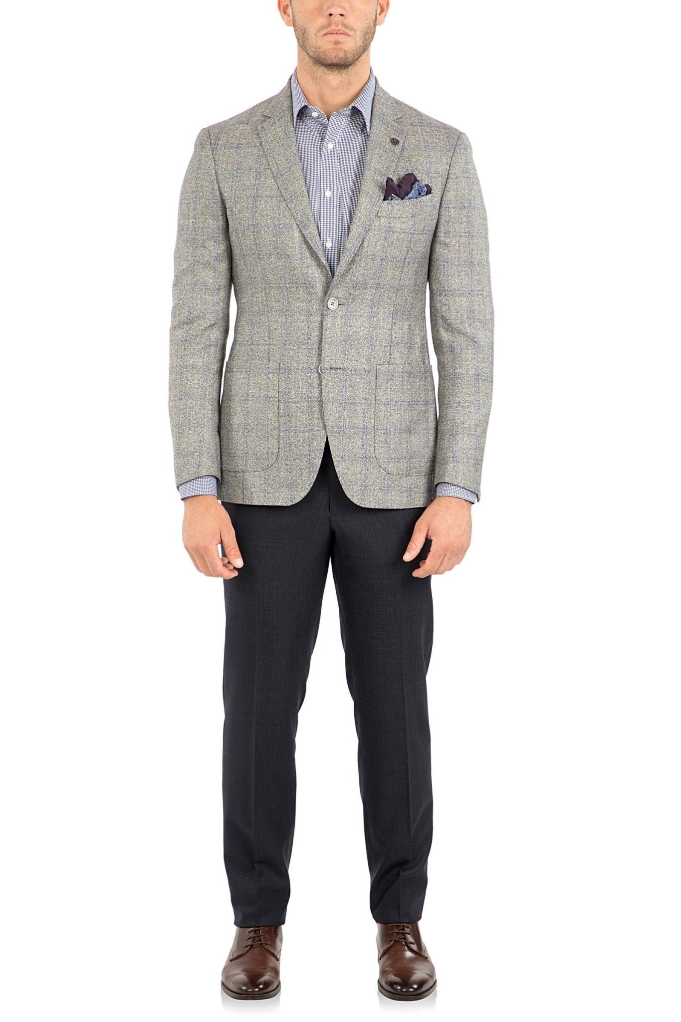 Cambridge FCH317 Corwyn Sports Coat - Thomson's Suits Ltd - Silver - 96R - 38939