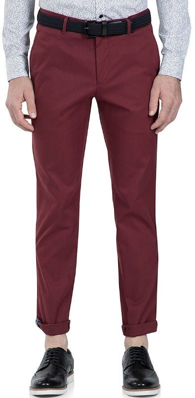 Cambridge FJF975 Helm Trouser - Thomson's Suits Ltd - Burgundy - 30 - 40599