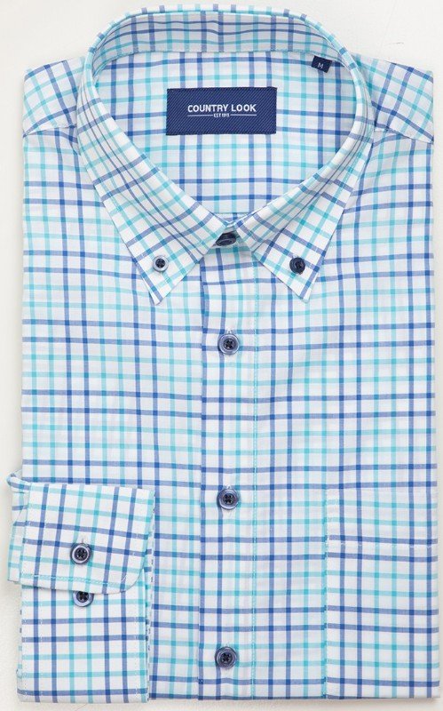 Country Look FYI034 Lucas Shirt - Thomson's Suits Ltd - Blue - M - 40601