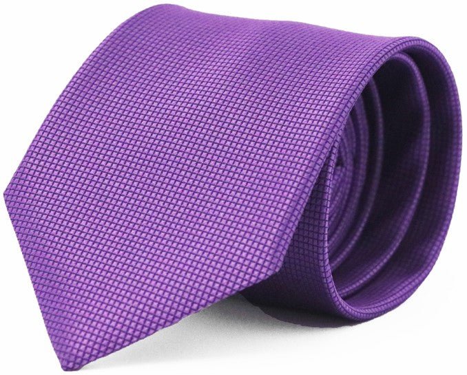 Fellini Classic Jacquard Tie - Thomson's Suits Ltd - Lilac - - 37537