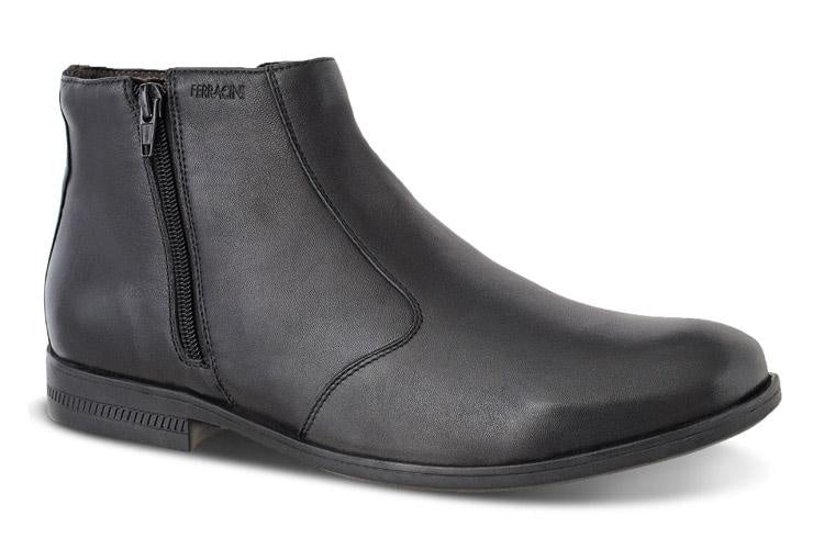 Ferracini March Twin Zip Boot - Thomson's Suits Ltd - Black - 42 - 46737