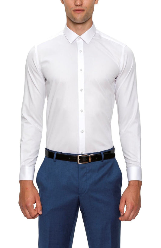 Gibson FGW014 Archie Shirt - Thomson's Suits Ltd - White - 37 - 2507