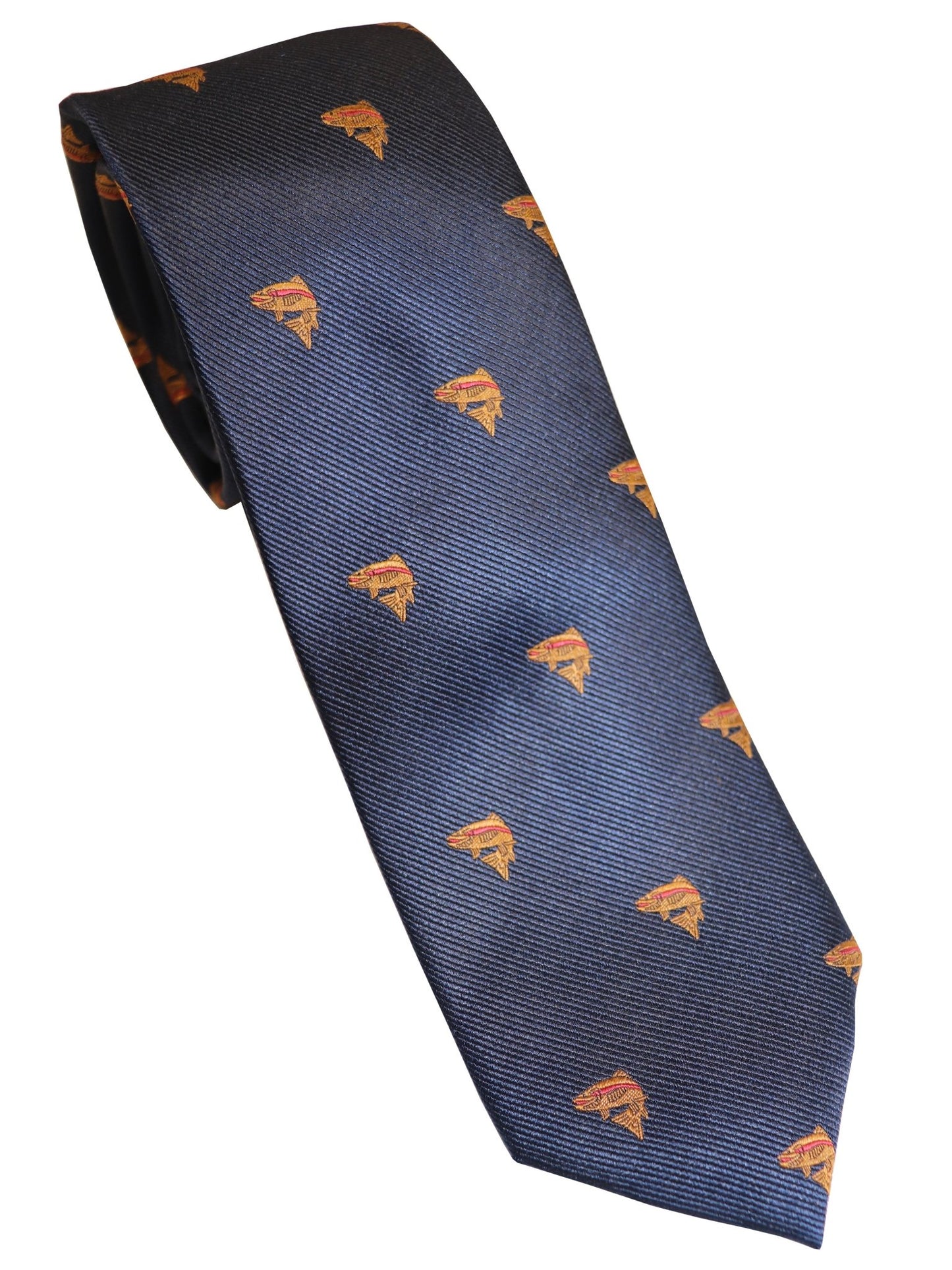 Harry Knight Esq. Trout Tie - Thomson's Suits Ltd - Navy - - 55065