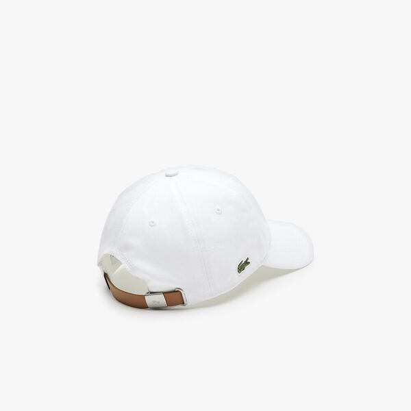 Lacoste Contrast Strap Cap - Thomson's Suits Ltd - White - - 60908