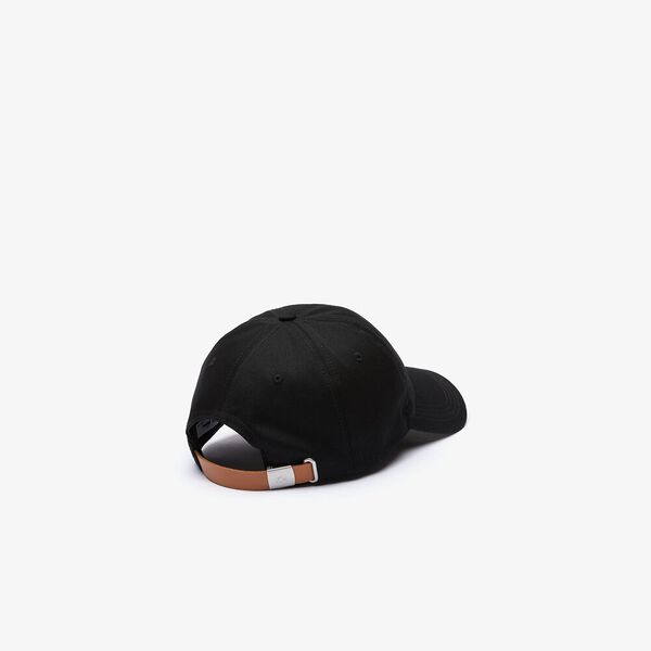 Lacoste Oversized Croc Cap - Thomson's Suits Ltd - Black - - 60914