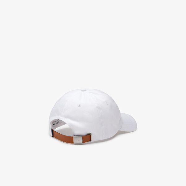 Lacoste Oversized Croc Cap - Thomson's Suits Ltd - White - - 60913