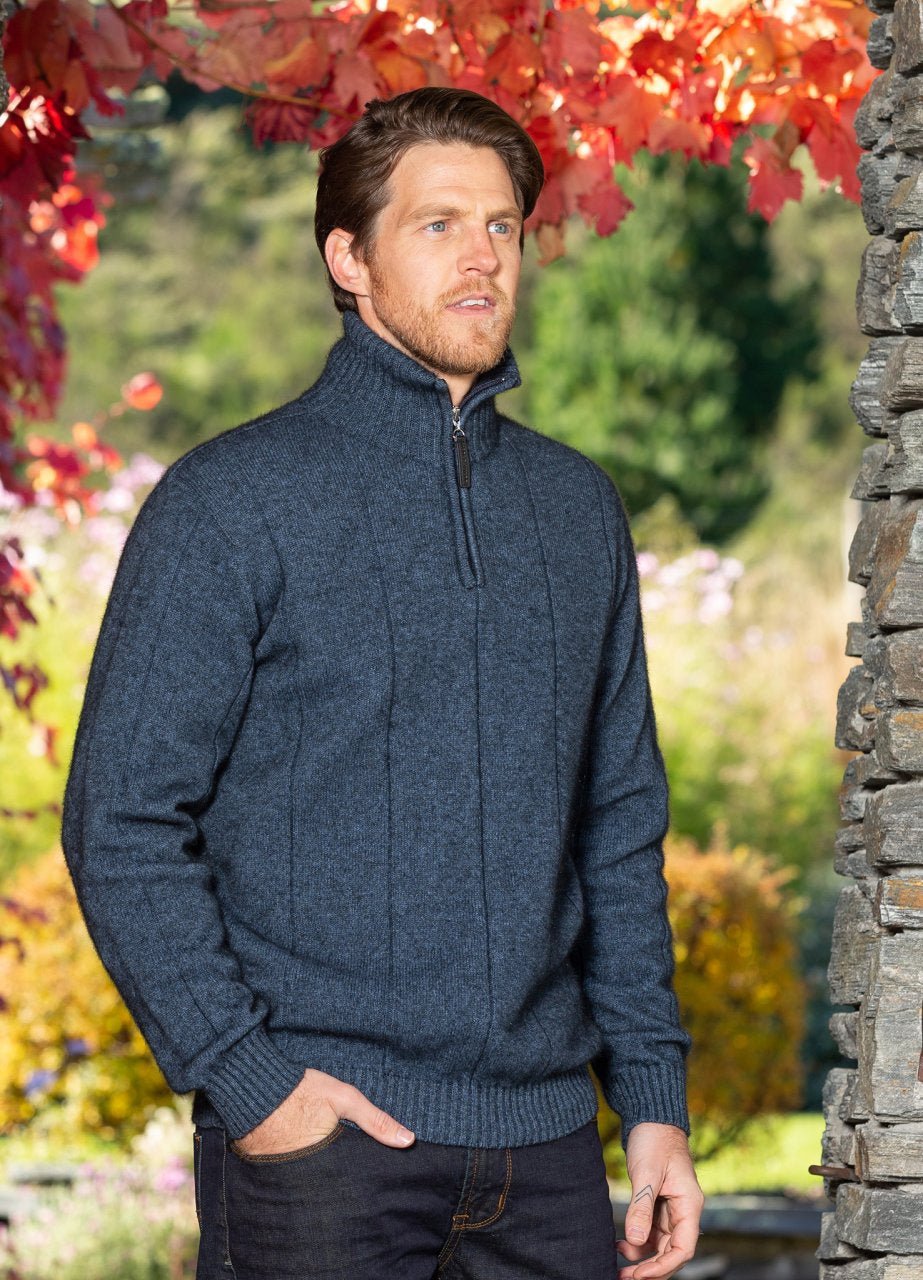 Noble Wilde Javelin 1/4 Zip - Thomson's Suits Ltd - Charcoal - 2XL - 36811