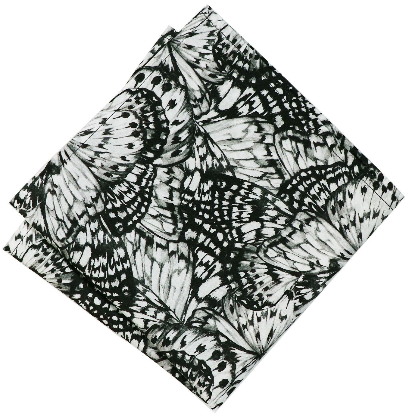 Parisian Liberty Cotton S21 Pocket Square - Thomson's Suits Ltd - Kaliedoscope - - 59583