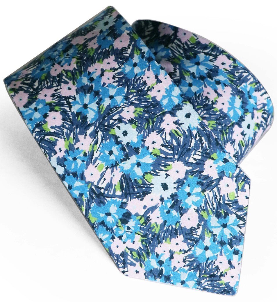 Parisian Liberty Cotton S21 Ties - Thomson's Suits Ltd - Champion's Bouquet - - 59573