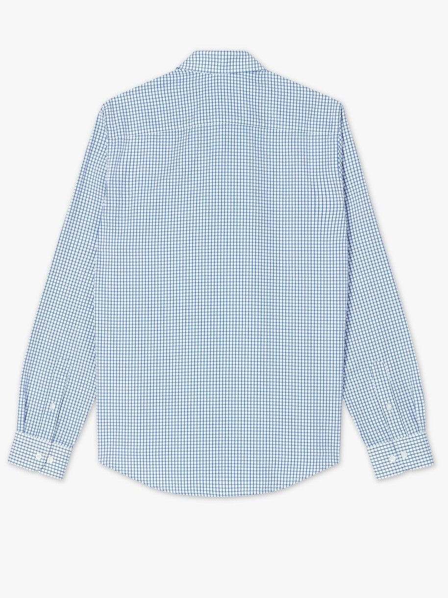 RMW Jervis Twill Shirt - Thomson's Suits Ltd - Blue Check - S - 53433