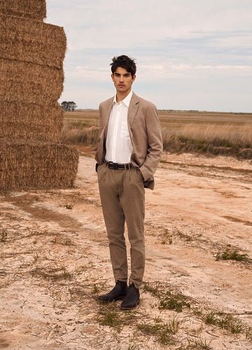 RMW S22 Collins BD Linen Shirt - Thomson's Suits Ltd - White - S - 53215