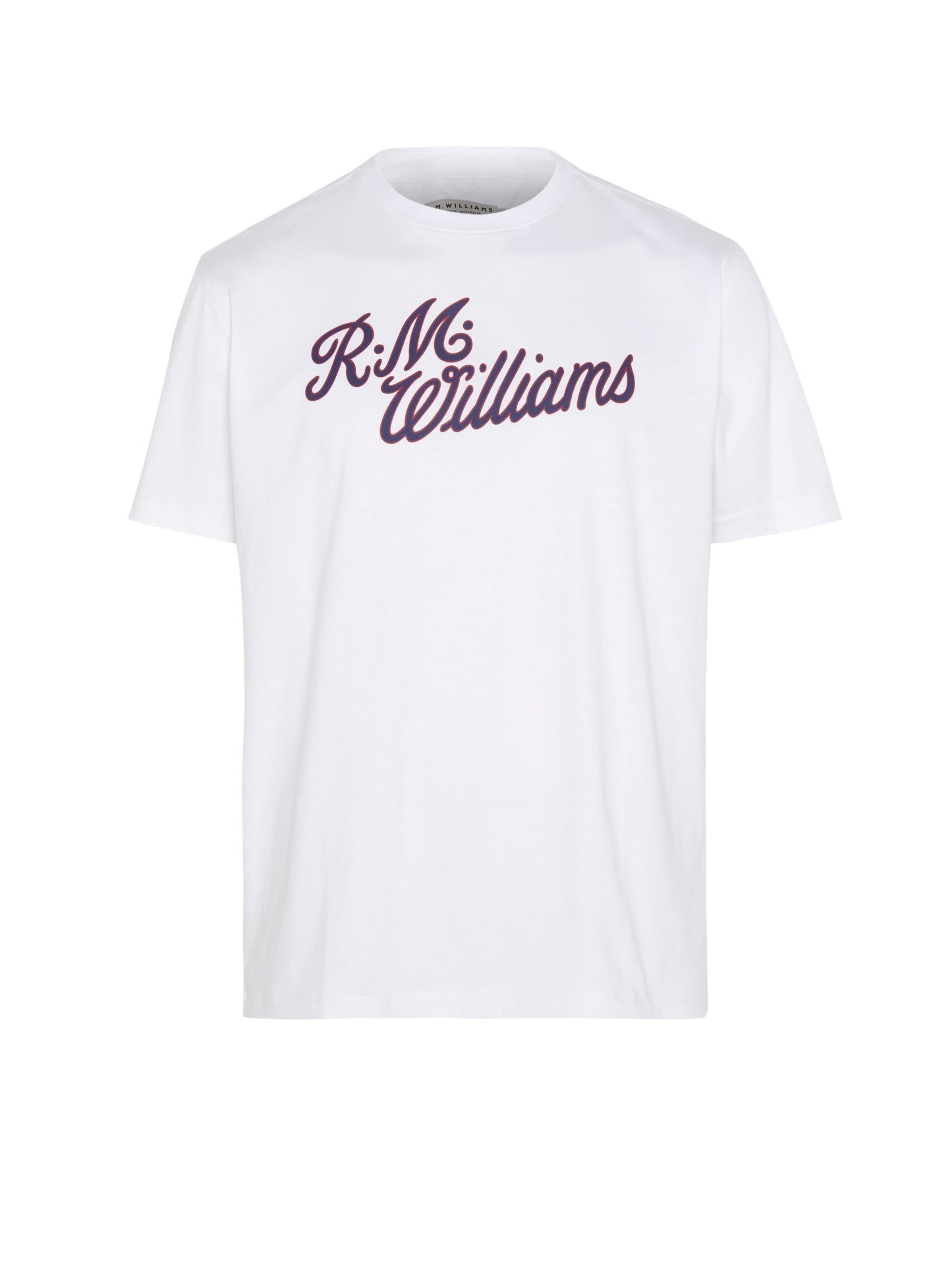 RMW Script T Shirt - Thomson's Suits Ltd - WhiteRed - S - 53232
