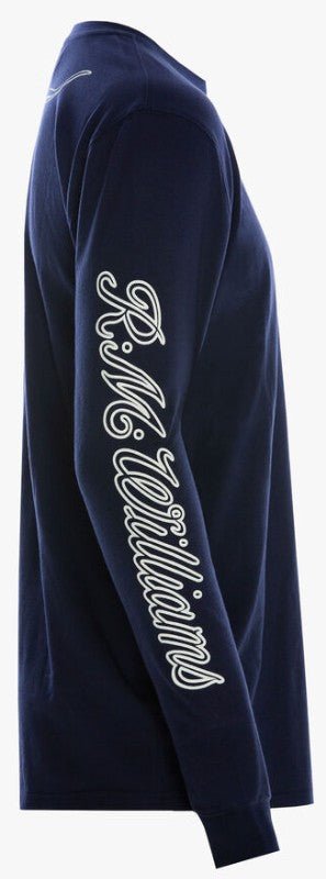 RMW W20 Signature LS T-Shirt - Thomson's Suits Ltd - Navy White - M - 41488