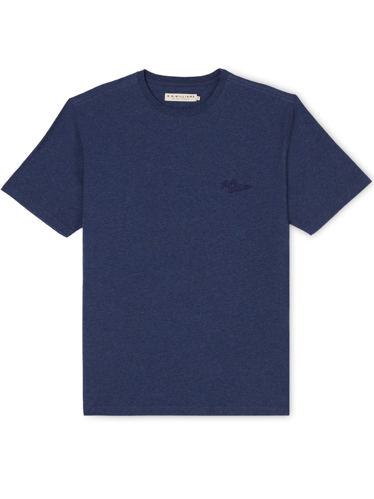 RMW W22 Elliot T-Shirt - Thomson's Suits Ltd - Dark Blue Marle - S - 61152