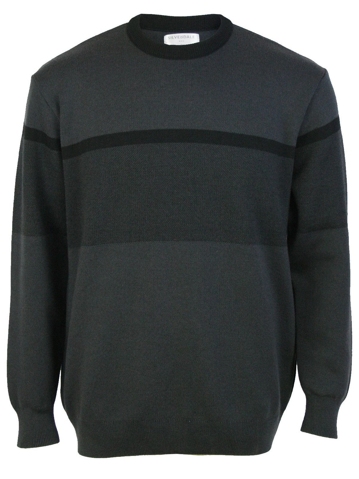 Silverdale 5090 Crew Neck - Thomson's Suits Ltd - Slate - M - 43962