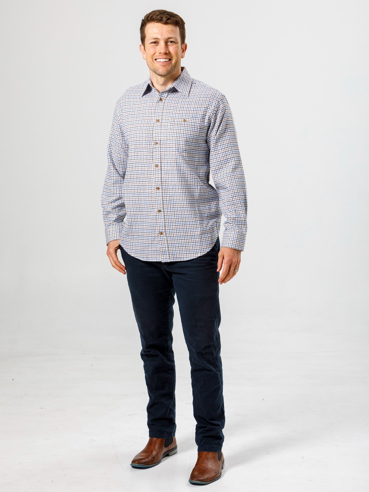 Vonnella W22 6524 Shirt - Thomson's Suits Ltd - Blue - S - 62004
