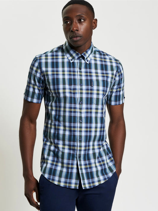 Ben Sherman S25 Irregular Check SS Shirt