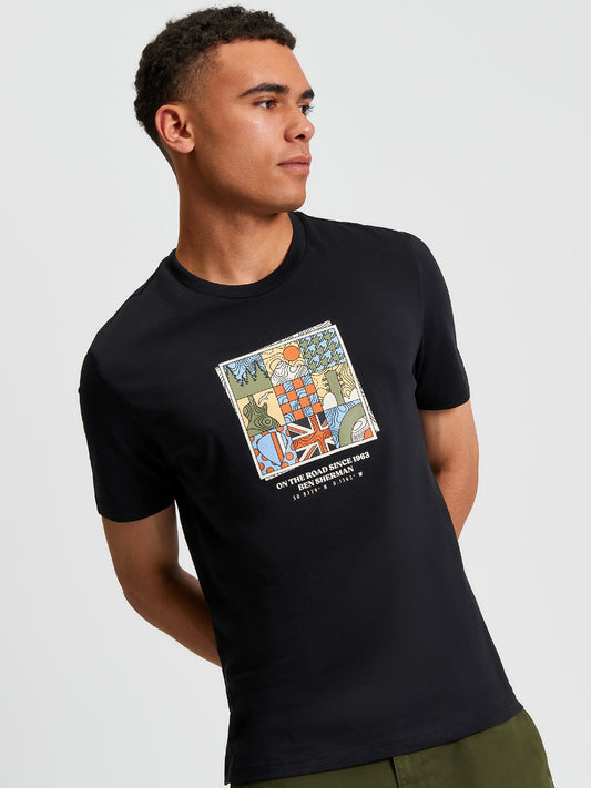 Ben Sherman Retro Adventure T Shirt