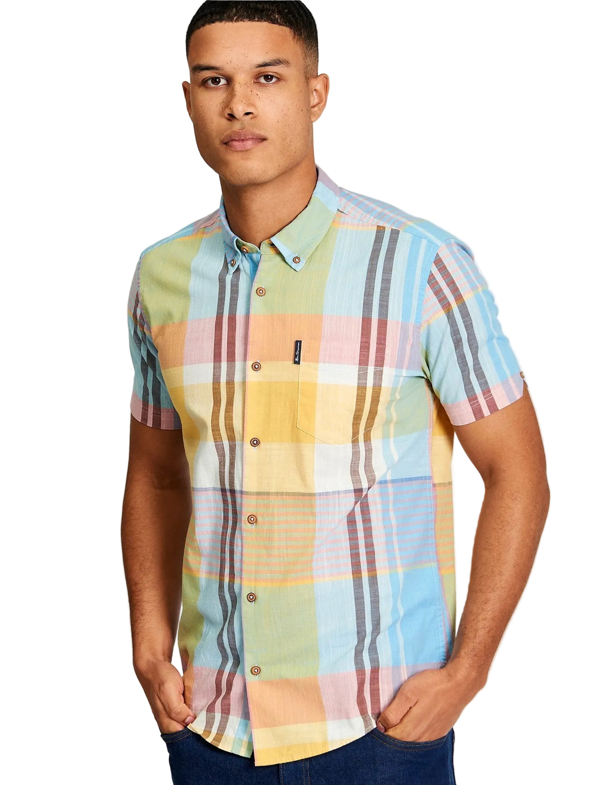 Ben Sherman Large Madras Check SS Shirt
