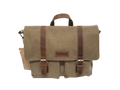 Back Road Canvas / Leather Messenger Bag