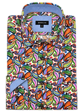 Berlin L452 Abbey Road Paisley Print Shirt