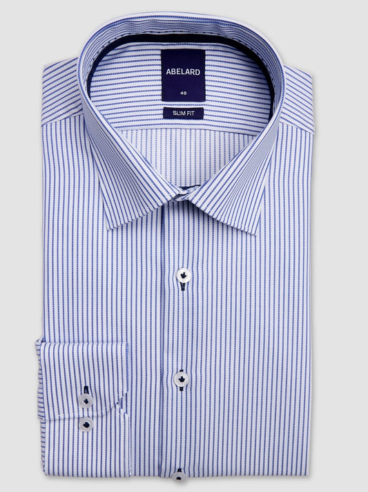 Abelard Lerici Herringbone Stripe Shirt